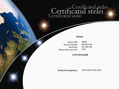 Certificatul stelei